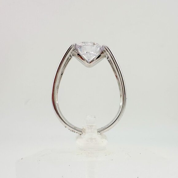 Shimmering and Beautiful 2.00 Carat DiamondLite Solitaire Ring- Sterling Size